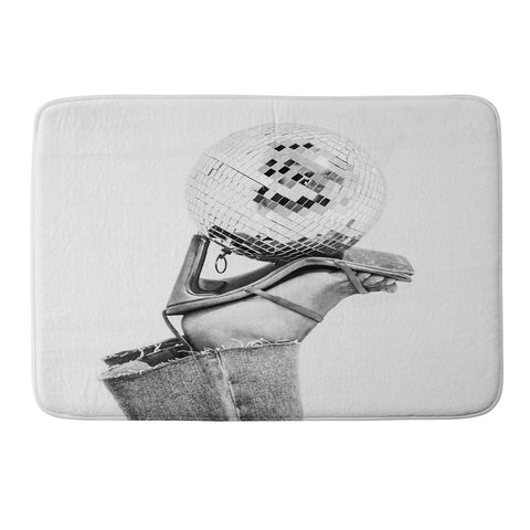 Dagmar Pels Disco Heels Trend BW Photo Memory Foam Bath Mat