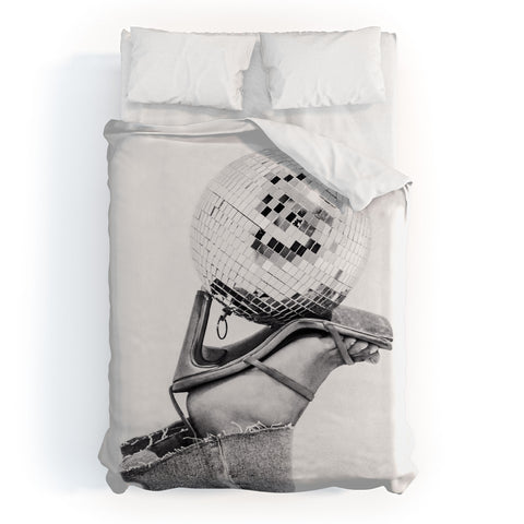Dagmar Pels Disco Heels Trend BW Photo Duvet Cover