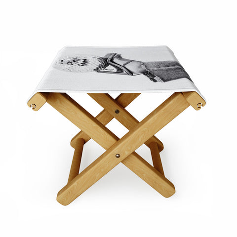 Dagmar Pels Disco Heels Trend BW Photo Folding Stool