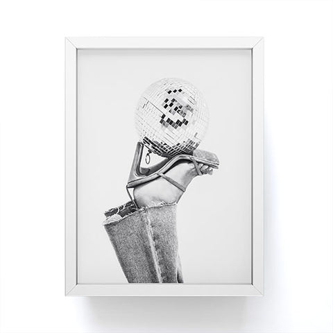 Dagmar Pels Disco Heels Trend BW Photo Framed Mini Art Print