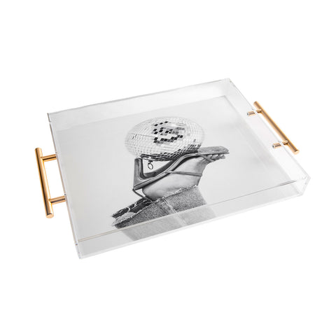 Dagmar Pels Disco Heels Trend BW Photo Acrylic Tray