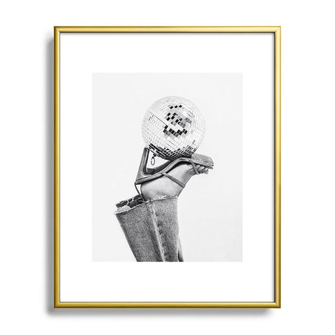 Dagmar Pels Disco Heels Trend BW Photo Metal Framed Art Print
