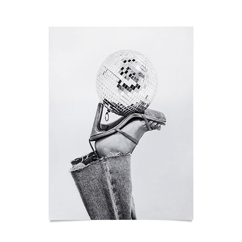 Dagmar Pels Disco Heels Trend BW Photo Poster