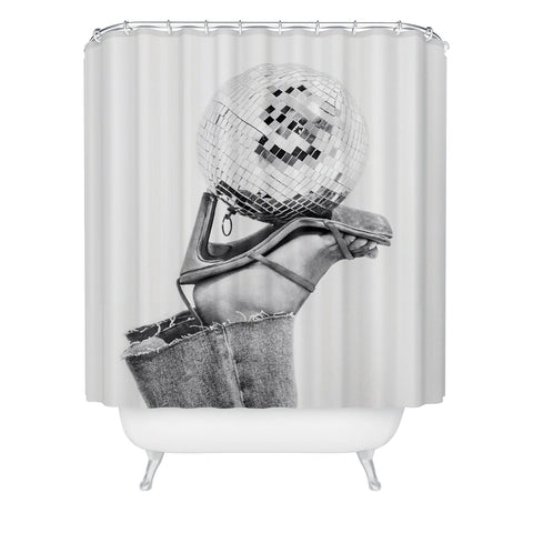 Dagmar Pels Disco Heels Trend BW Photo Shower Curtain