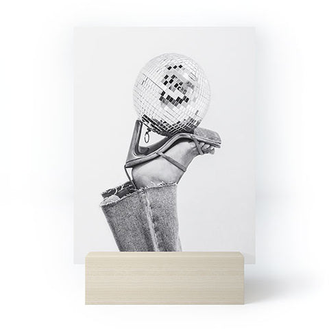 Dagmar Pels Disco Heels Trend BW Photo Mini Art Print