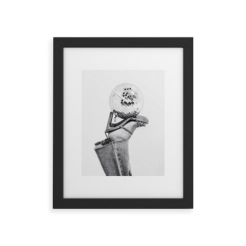 Dagmar Pels Disco Heels Trend BW Photo Framed Art Print