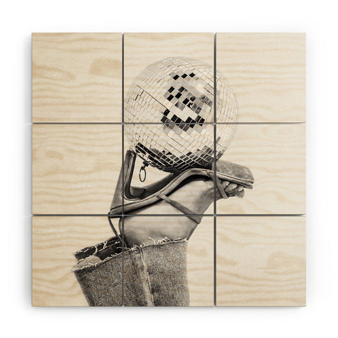 Dagmar Pels Disco Heels Trend BW Photo Wood Wall Mural