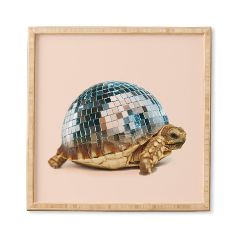 Dagmar Pels DISCO TURTLE Framed Wall Art