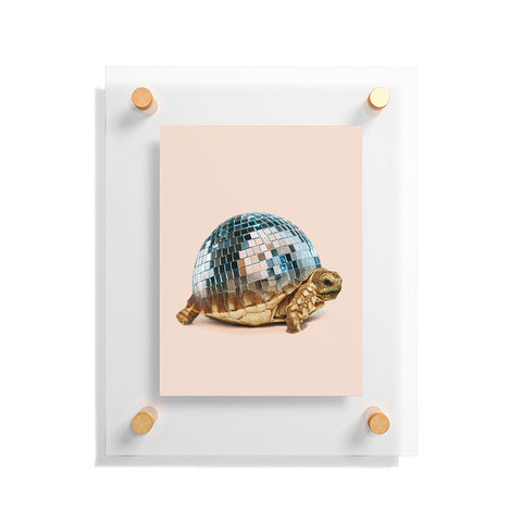 Dagmar Pels DISCO TURTLE Floating Acrylic Print