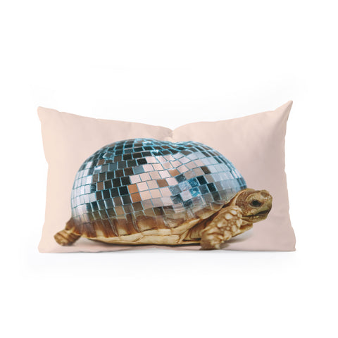 Dagmar Pels DISCO TURTLE Oblong Throw Pillow