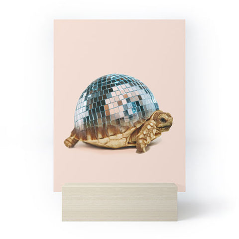 Dagmar Pels DISCO TURTLE Mini Art Print