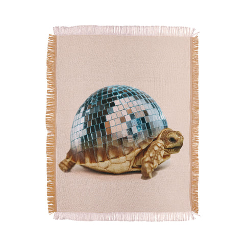Dagmar Pels DISCO TURTLE Throw Blanket
