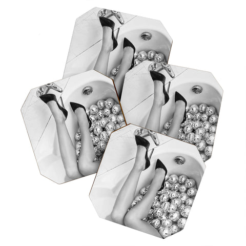 Dagmar Pels Female Legs with Heels in Bath Coaster Set