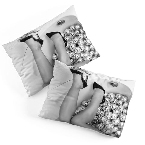Dagmar Pels Female Legs with Heels in Bath Pillow Shams