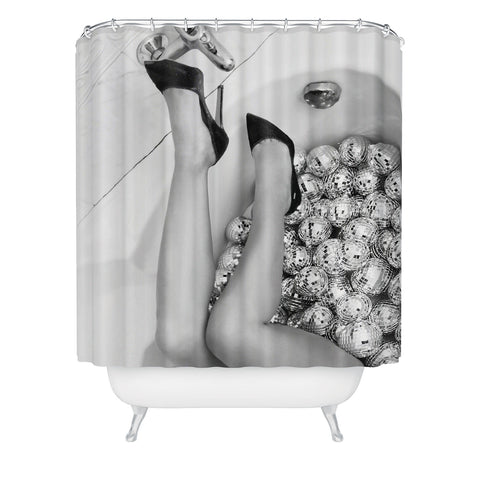 Dagmar Pels Female Legs with Heels in Bath Shower Curtain