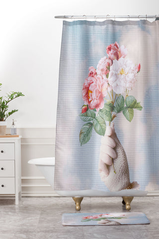 Dagmar Pels Floral Lady Shower Curtain And Mat