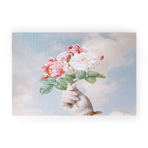 Dagmar Pels Floral Lady Welcome Mat