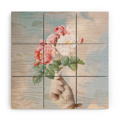 Dagmar Pels Floral Lady Wood Wall Mural