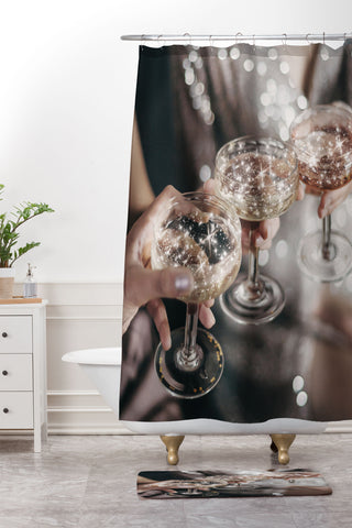 Dagmar Pels Glamour Party Shower Curtain And Mat