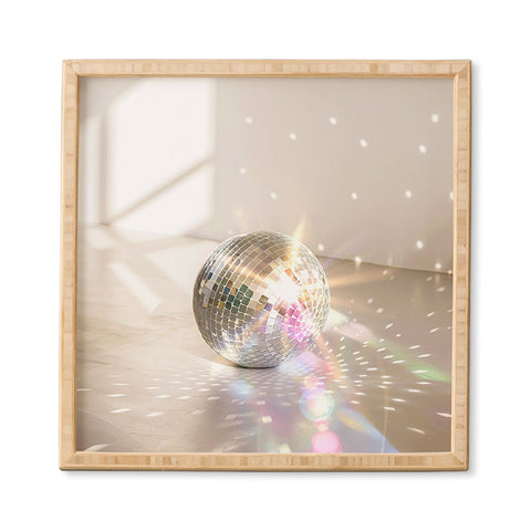 Dagmar Pels Glitz Glam Disco Ball Framed Wall Art