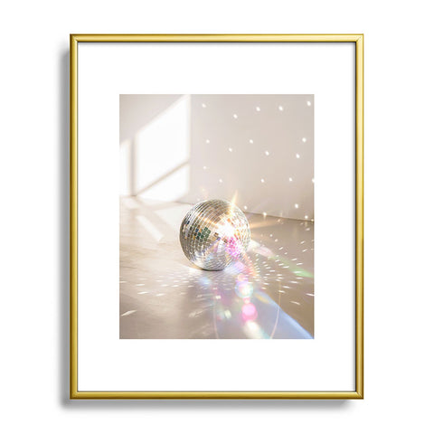Dagmar Pels Glitz Glam Disco Ball Metal Framed Art Print