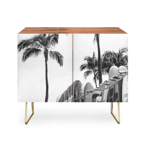 Dagmar Pels Hawaiian Surfboards Black And White Credenza