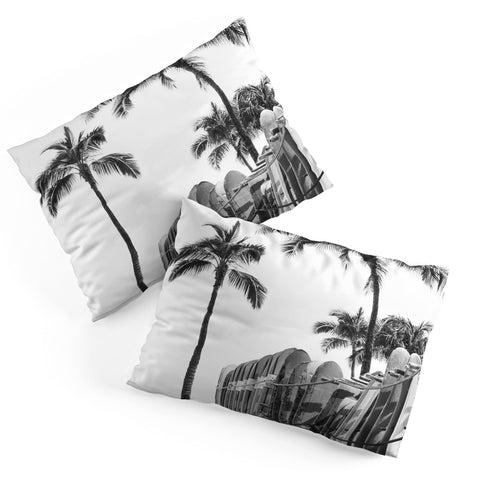 Dagmar Pels Hawaiian Surfboards Black And White Pillow Shams
