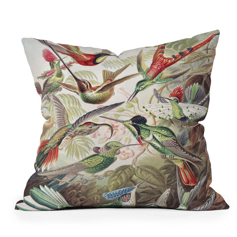 Dagmar Pels Hummingbirds 20 Outdoor Throw Pillow
