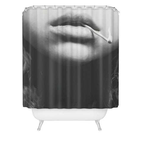 Dagmar Pels Livin on the edge Shower Curtain