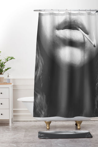 Dagmar Pels Livin on the edge Shower Curtain And Mat