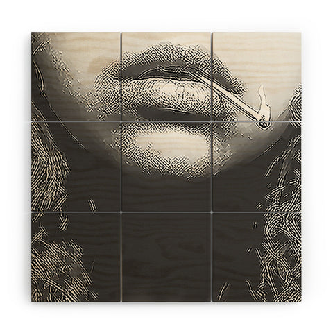 Dagmar Pels Livin on the edge Wood Wall Mural