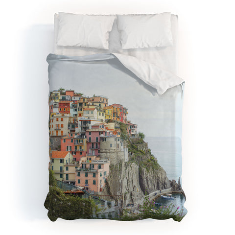 Dagmar Pels Manarola Cinque Terre Italy Duvet Cover