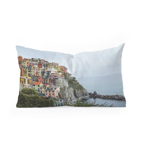 Dagmar Pels Manarola Cinque Terre Italy Oblong Throw Pillow