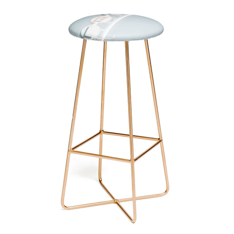 Dagmar Pels Motel Sign Photo Bar Stool