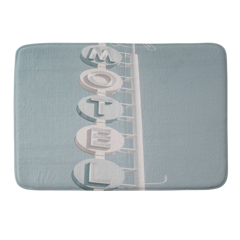 Dagmar Pels Motel Sign Photo Memory Foam Bath Mat