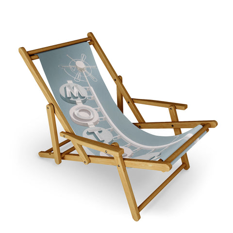 Dagmar Pels Motel Sign Photo Sling Chair