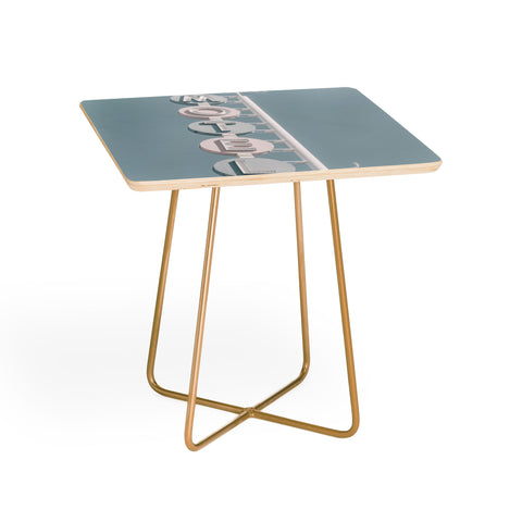 Dagmar Pels Motel Sign Photo Side Table