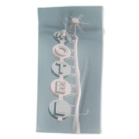 Dagmar Pels Motel Sign Photo Beach Towel