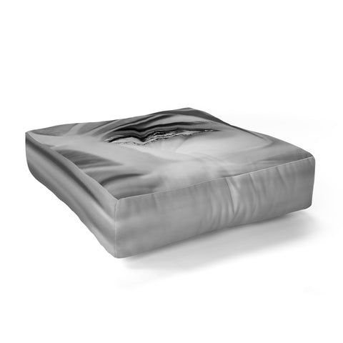 Dagmar Pels Mysterious Girl Palm Leaf Floor Pillow Square