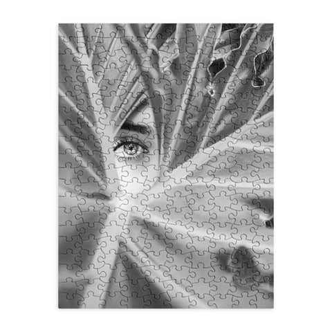 Dagmar Pels Mysterious Girl Palm Leaf Puzzle