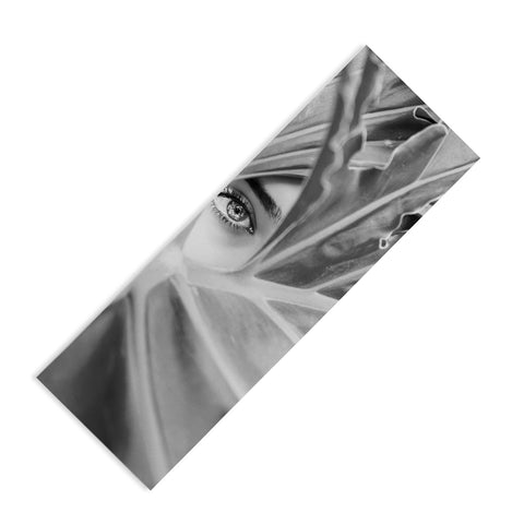 Dagmar Pels Mysterious Girl Palm Leaf Yoga Mat