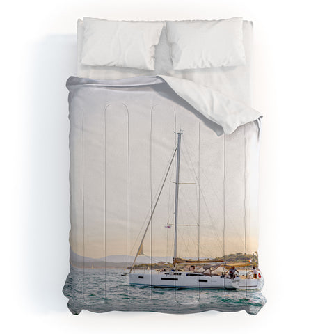 Dagmar Pels Nautical Sea Travel Photograph Comforter