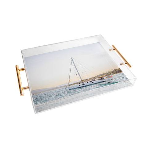 Dagmar Pels Nautical Sea Travel Photograph Acrylic Tray