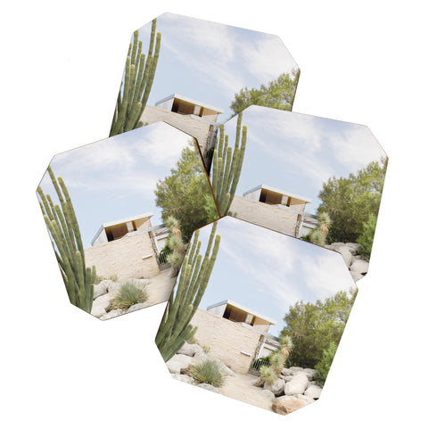 Dagmar Pels Palm Springs California Cactus Modern Coaster Set