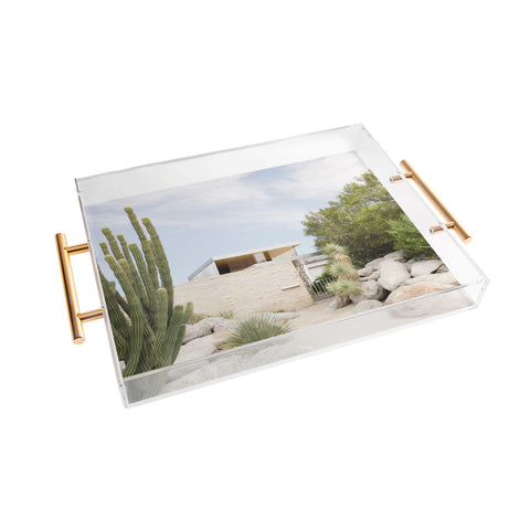 Dagmar Pels Palm Springs California Cactus Modern Acrylic Tray