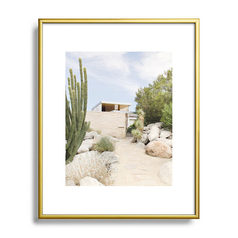 Dagmar Pels Palm Springs California Cactus Modern Metal Framed Art Print
