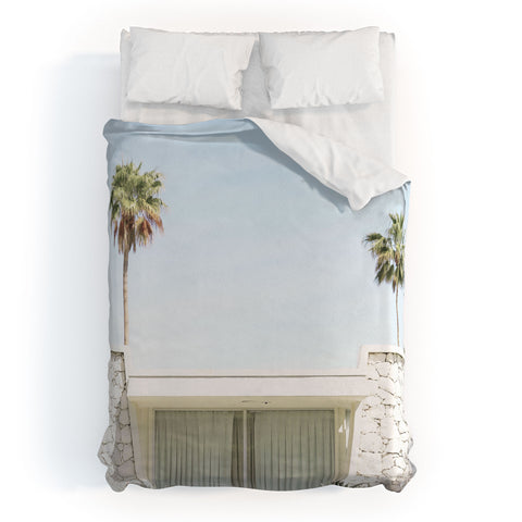 Dagmar Pels Palm Springs California Palmtrees Duvet Cover