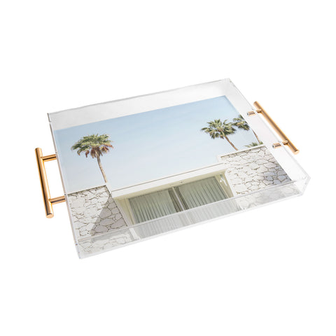 Dagmar Pels Palm Springs California Palmtrees Acrylic Tray
