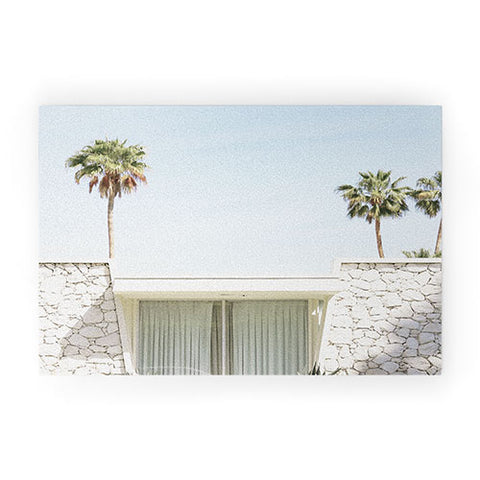 Dagmar Pels Palm Springs California Palmtrees Welcome Mat