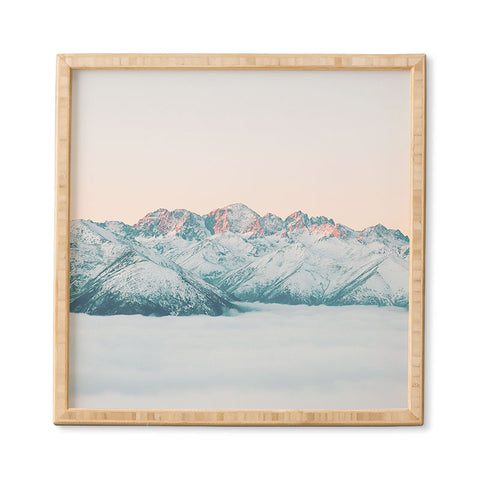 Dagmar Pels Pastel winter landscape Framed Wall Art
